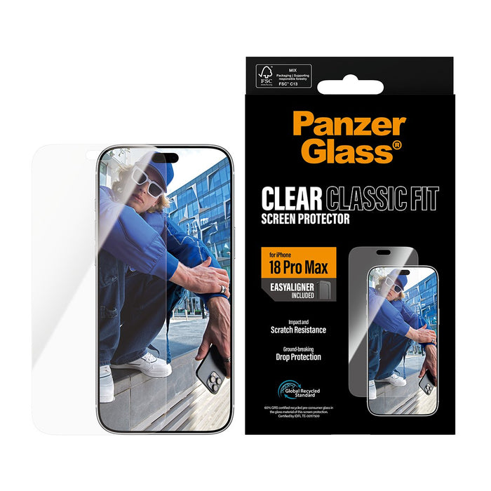 EAN 5715685043529 - PanzerGlass ® Screen Protector iPhone 2026 Pro Max | Classic fit w. EasyAligner Protector de pantalla 1 p imagen 2