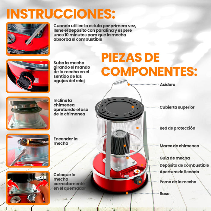 EAN 5905090330783 - Extralink EX.30783 estufa de combustible líquido 2600 W imagen 15