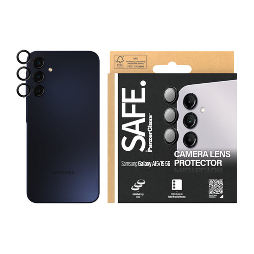 EAN 5711724956812 - PanzerGlass SAFE. by ® Camera Lens Protector Black Samsung Galaxy A15 | A15 5G Protector de pantalla 1 pi imagen 2