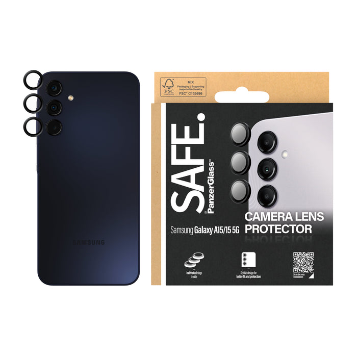 EAN 5711724956812 - PanzerGlass SAFE. by ® Camera Lens Protector Black Samsung Galaxy A15 | A15 5G Protector de pantalla 1 pi imagen 2