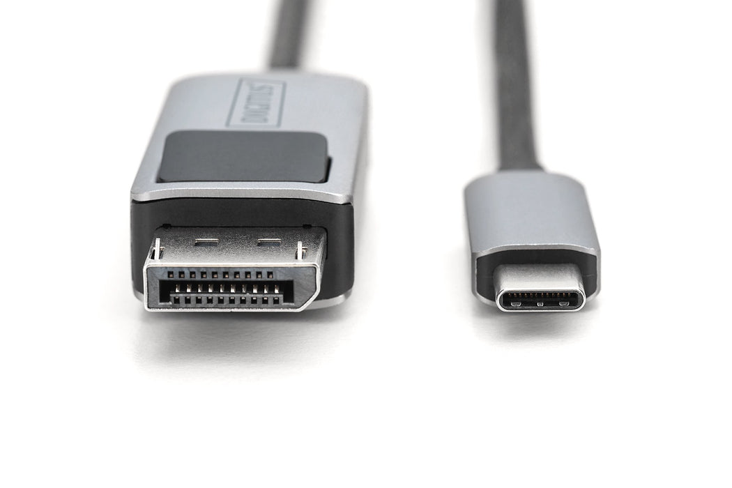 EAN 4016032483908 - Digitus DB-300334-020-S adaptador de cable de vídeo 2 m USB Tipo C Negro imagen 2
