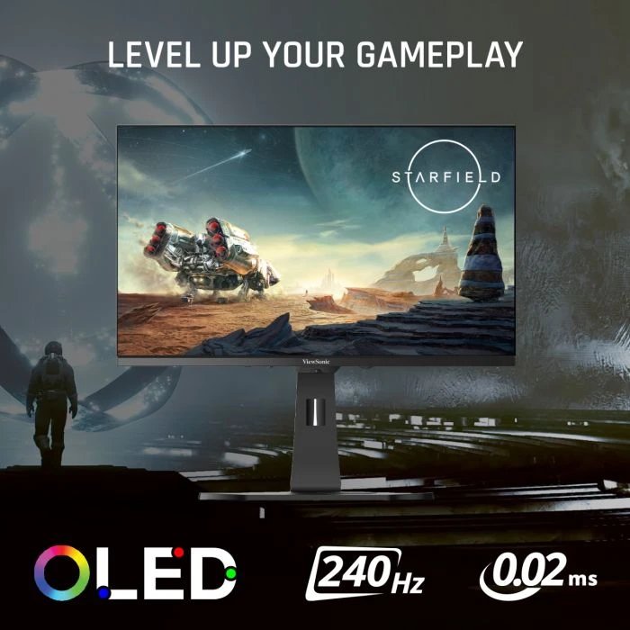 EAN 0766907025637 - Viewsonic XG272-2K-OLED pantalla para PC 68,6 cm (27") 2560 x 1440 Pixeles Quad HD Negro, Blanco imagen 2