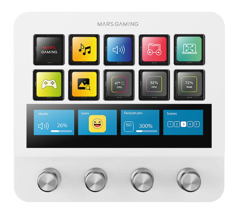 EAN 8435693111009 - Mars Gaming MS-DPROW Blanco 10 botones imagen 4