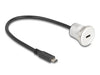 EAN 4043619881833 - DeLOCK 88183 cable USB 0,3 m USB C Negro, Plata imagen 1