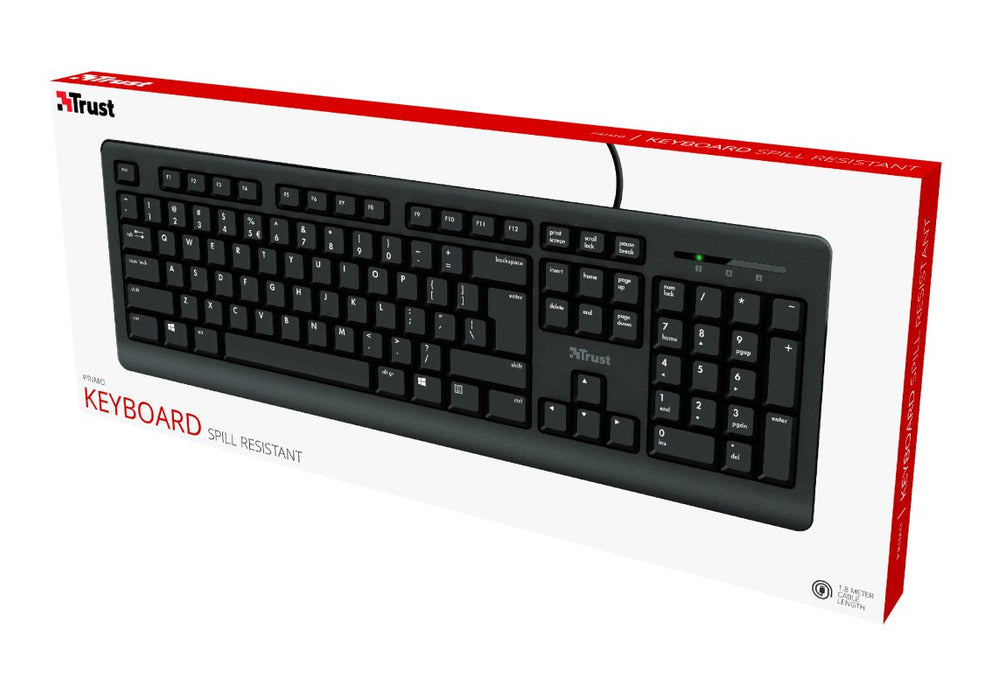 EAN 8713439238839 - Trust Primo teclado Universal USB QWERTY Español Negro imagen 9