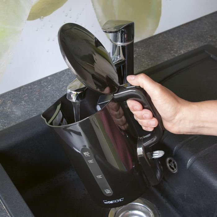 EAN 4006160648379 - Clatronic WK 3835 tetera eléctrica 1,7 L 2200 W Negro imagen 2