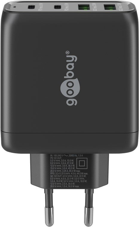 EAN 4040849648175 - Goobay 64817 cargador de dispositivo móvil Auriculares, Smartphone, Tableta Negro Corriente alterna Carga imagen 2