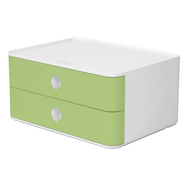EAN 4012473112056 - HAN 1120-80 organizador para cajón de escritorio Acrilonitrilo butadieno estireno (ABS) Verde, Blanco imagen 1