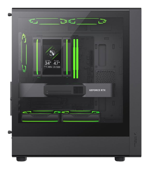 EAN 6931858757034 - GameMax AERIS 330 MB Mini Tower Negro imagen 6
