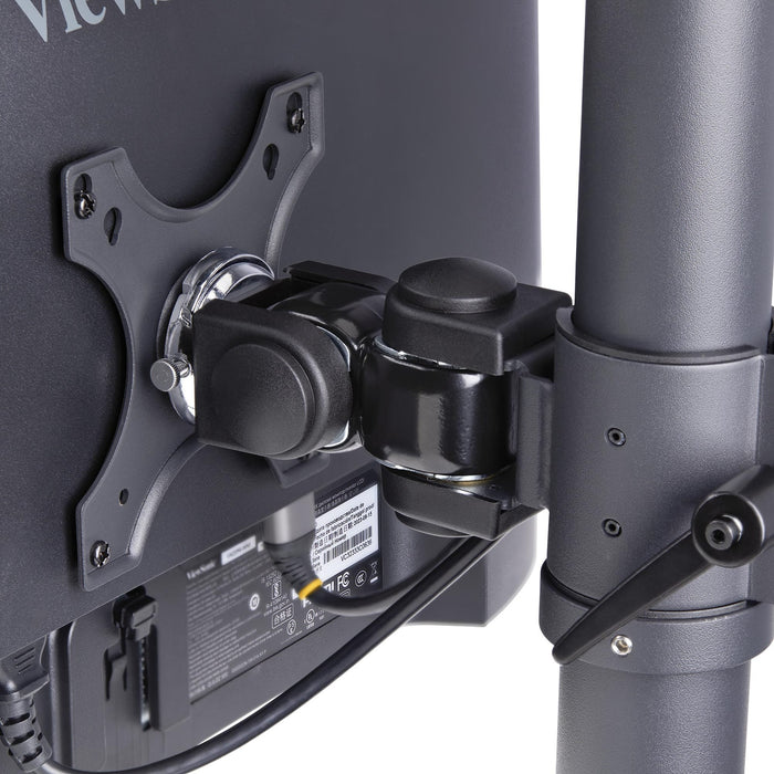 EAN 65030908306 - StarTech.com H2MPV-MONITOR-MOUNT soporte para monitor 124,5 cm (49") Escritorio Negro imagen 6