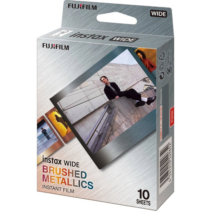 EAN 4547410549652 - Fujifilm Instax Film 10 Shots WIDE - Brushed Metal Border película instantáneas 10 pieza(s) 86 x 108 mm imagen 1