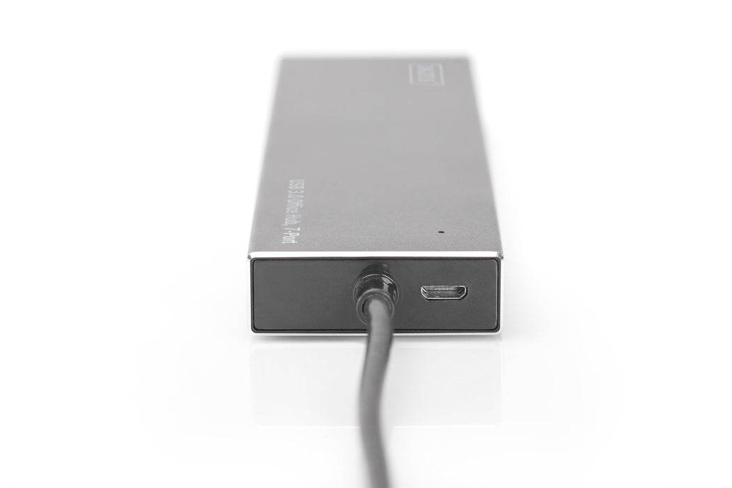 EAN 4016032447474 - Digitus DA-70241-1 hub de interfaz USB 3.2 Gen 1 (3.1 Gen 1) Type-A 5000 Mbit/s Gris imagen 2