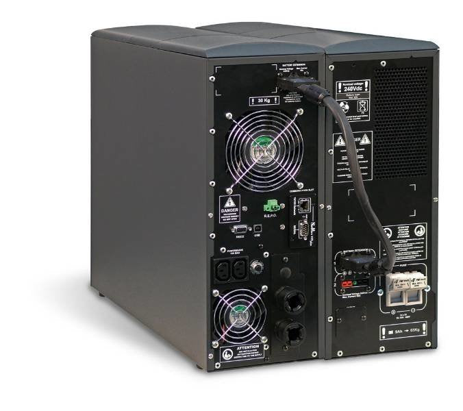 EAN 8023251003004 - Riello Sentinel Dual sistema de alimentación ininterrumpida (UPS) 4 kVA 2400 W 3 salidas AC imagen 2