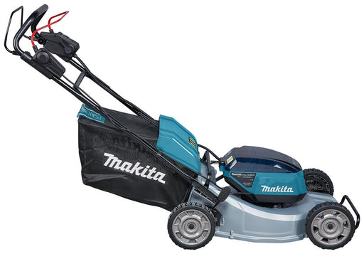 EAN 0088381735162 - Makita DLM537Z cortadora de césped Cortacésped manual Batería Negro, Azul, Metálico imagen 2
