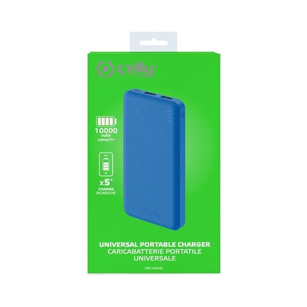 EAN 8021735751588 - Celly PBE10000 Ión de litio 10000 mAh Azul imagen 4