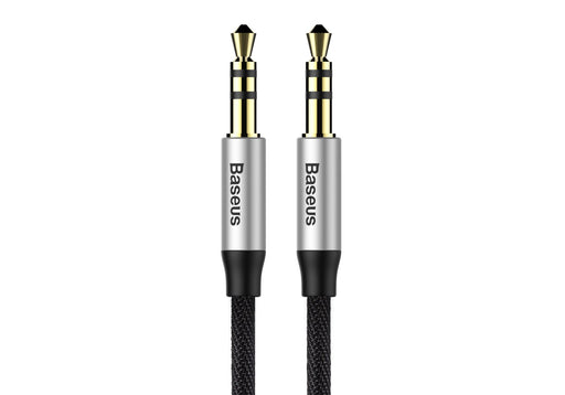 EAN 6953156257207 - Baseus CAM30CS1 cable de audio 1,5 m 3,5mm Negro, Plata imagen 1