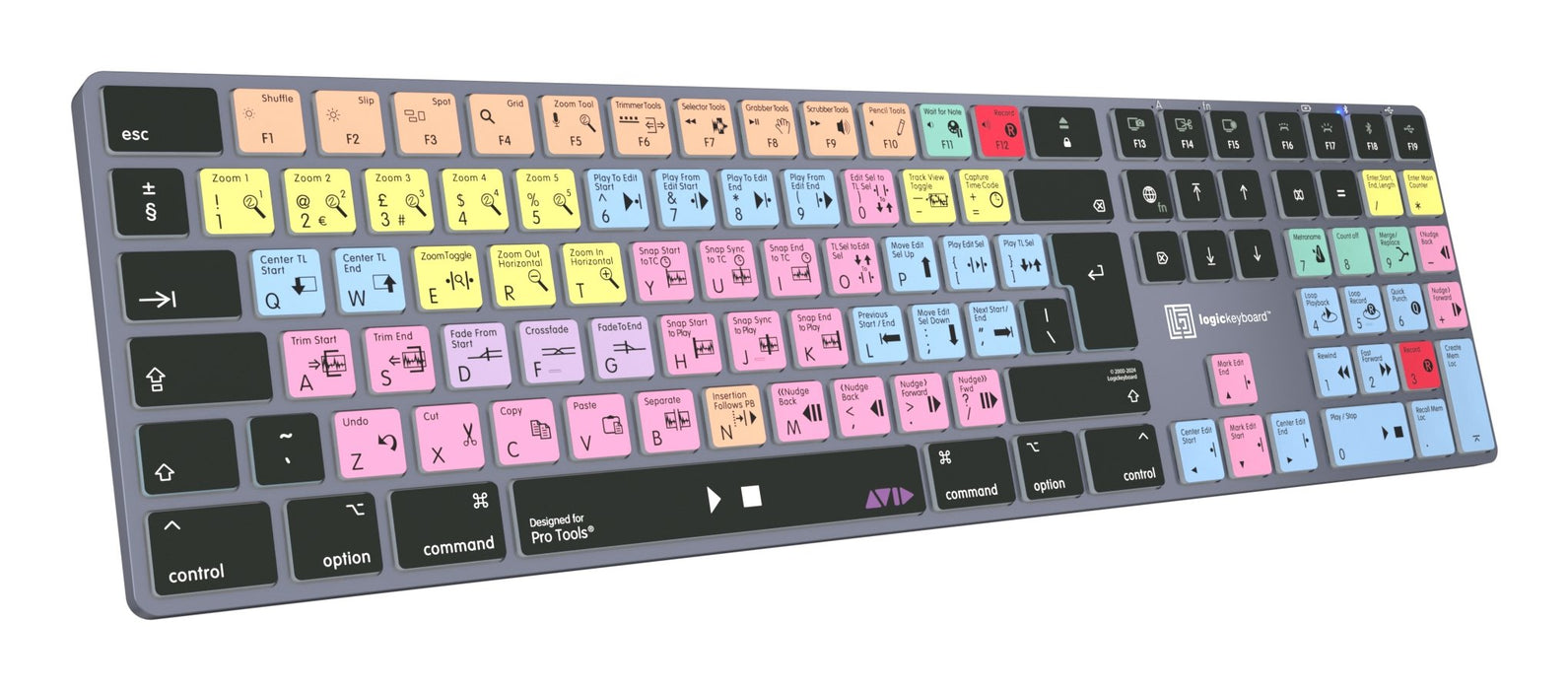 EAN 5707795022082 - Logickeyboard LKB-PT-TM teclado Oficina Bluetooth QWERTY Francés Gris, Titanio imagen 4