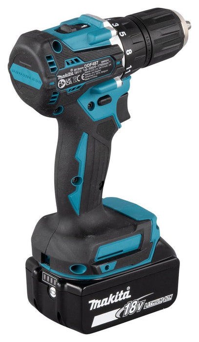 EAN 0088381736558 - Makita DDF487Z taladro 1700 RPM 940 g Turquesa imagen 5