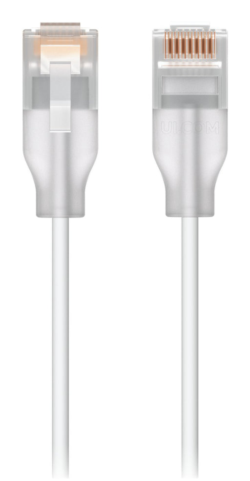 EAN 0810084695630 - Ubiquiti UACC-Cable-Patch-EL-0.3M-W cable de red Translúcido, Blanco 0,3 m Cat6 imagen 1