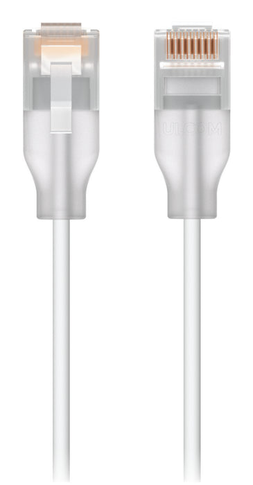 EAN 0810084695722 - Ubiquiti UACC-Cable-Patch-EL-3M-W cable de red Translúcido, Blanco Cat6 imagen 1