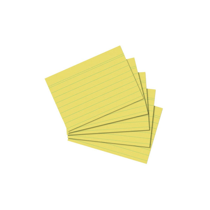 EAN 4008110309361 - Herlitz 10836328 ficha Amarillo 100 pieza(s) imagen 1