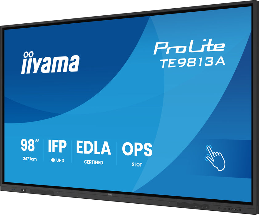EAN 4948570125760 - iiyama TE9813A-B2AG pantalla de señalización Panel plano interactivo 2,48 m (97.5") Wifi 500 cd / m² 4K U imagen 6