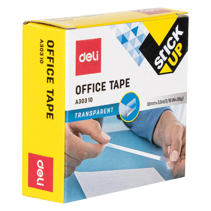 EAN 6935205303714 - Deli EA30310 cinta adhesiva 33 m Acrílico Transparente 1 pieza(s) imagen 4