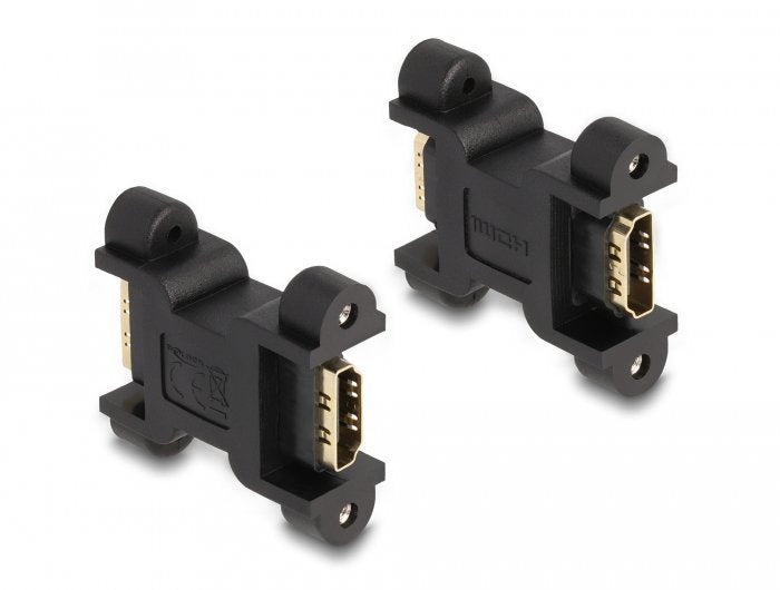 EAN 4043619660681 - DeLOCK 66068 cambiador de género para cable Negro imagen 1