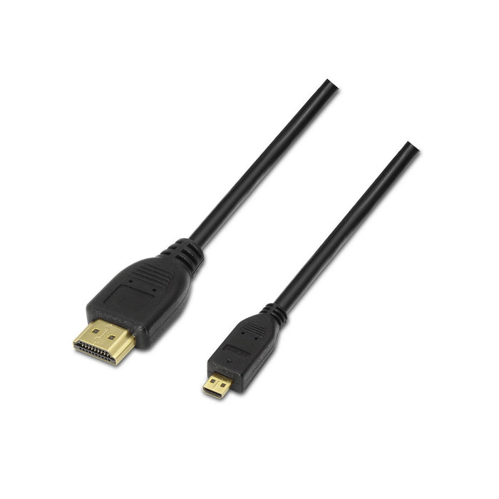 EAN 8436574701166 - AISENS A119-0117 cable HDMI 1,8 m HDMI tipo A (Estándar) HDMI tipo D (Micro) Negro imagen 1