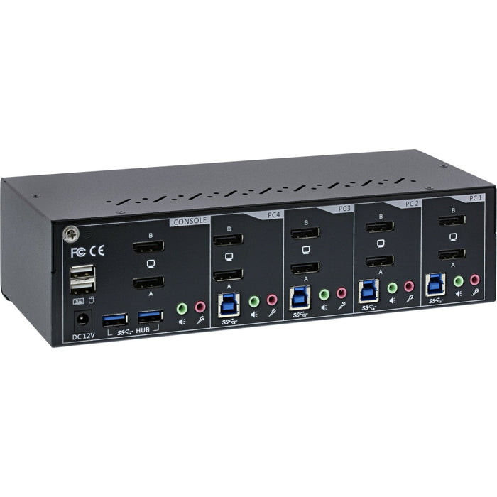 EAN 4043718284696 - InLine 63654I interruptor KVM Negro, Gris imagen 2
