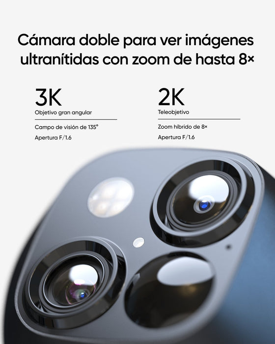 EAN 0194644146160 - Eufy SoloCam S340 Bombilla Cámara de seguridad IP Interior y exterior 2880 x 1620 Pixeles Techo/pared imagen 8