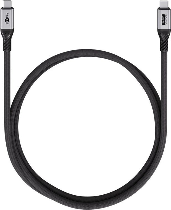EAN 4040849747762 - Goobay 74776 cable USB 1,5 m USB C Negro, Plata imagen 3