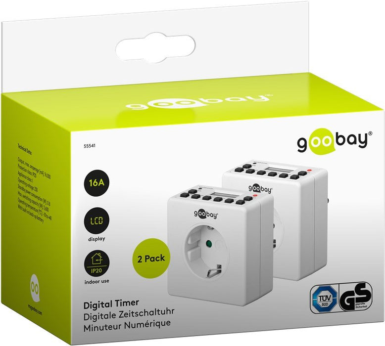 EAN 4040849555411 - Goobay 55541 contador eléctrico Blanco Programador eléctrico diario/semanal imagen 7