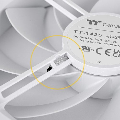 EAN 4711475648777 - Thermaltake TS140 EX Carcasa del ordenador Ventilador 14 cm Blanco 3 pieza(s) imagen 5