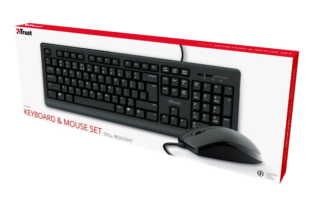 EAN 8713439239720 - Trust Primo teclado Ratón incluido Universal USB QWERTY Español Negro imagen 6