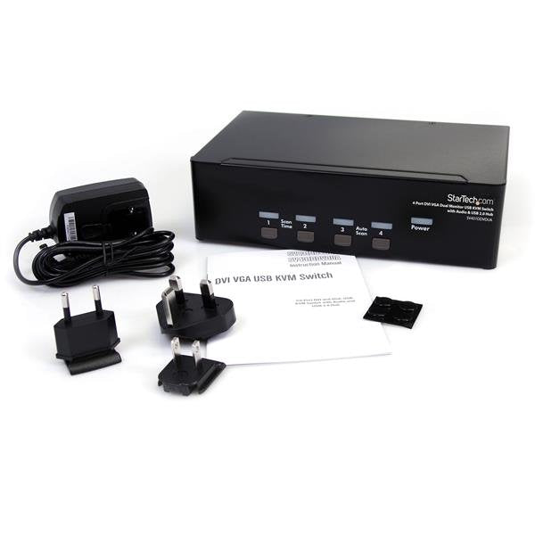EAN 0065030835701 - StarTech.com SV431DDVDUA interruptor KVM Negro imagen 3