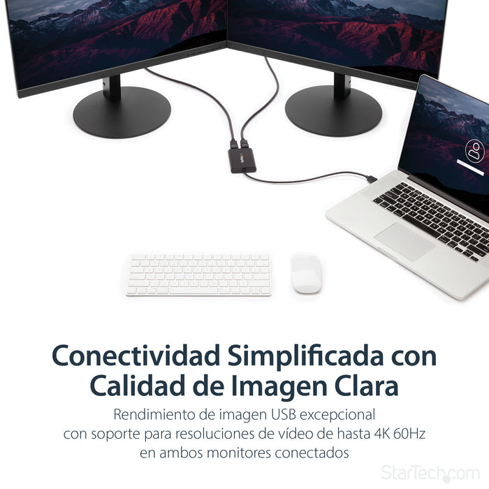 EAN 0065030878487 - StarTech.com USB32DP24K60 Adaptador gráfico USB 4096 x 2160 Pixeles Negro imagen 10