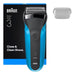 EAN 8700216735667 - Braun Series 3 310s Máquina de afeitar de láminas Recortadora Negro, Azul imagen 1