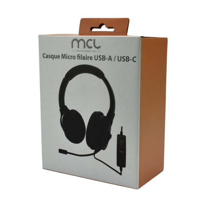 EAN 3700224772369 - MCL MK1A99AZZZCSQMUSB auricular y casco Auriculares Alámbrico Diadema Business/Everyday USB Type-C / USB  imagen 6