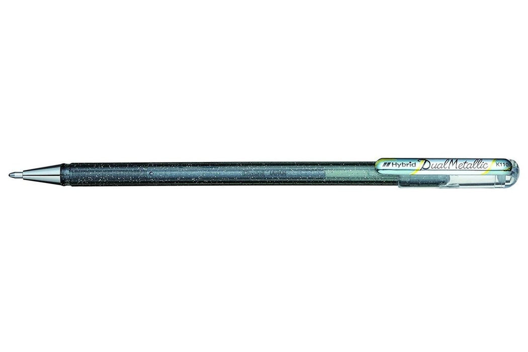 EAN 884851024619 - Pentel Hybrid Dual Metallic Fino Bolígrafo de gel con tapa Metálico, Plata 1 pieza(s) imagen 1
