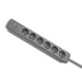 EAN 5901878502779 - Qoltec 50277 base múltiple 1,8 m 6 salidas AC Interior Gris imagen 8