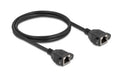 EAN 4043619907847 - DeLOCK 90784 cable de red Negro 1 m Cat6a S/FTP (S-STP) imagen 1