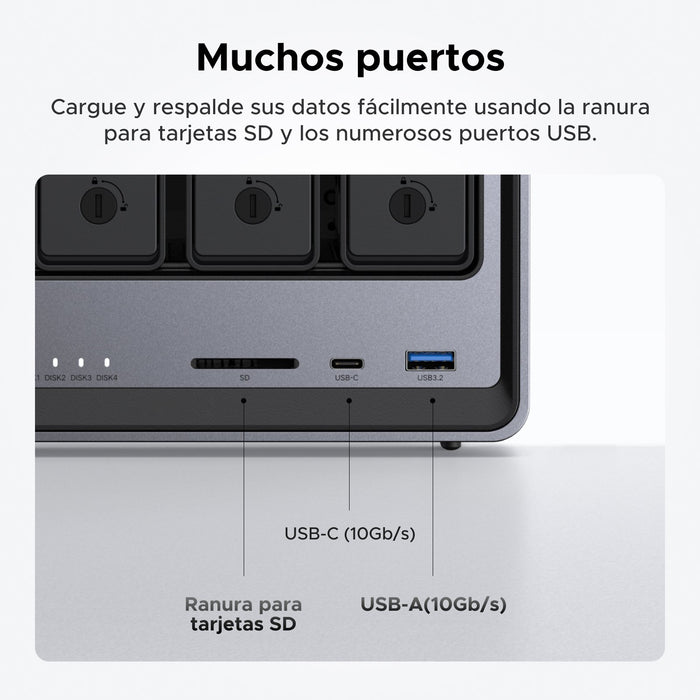 EAN 6941876223725 - Ugreen NASync DXP4800 NAS Compacto N100 8 GB DDR5 0 TB UGOS Pro Negro imagen 7