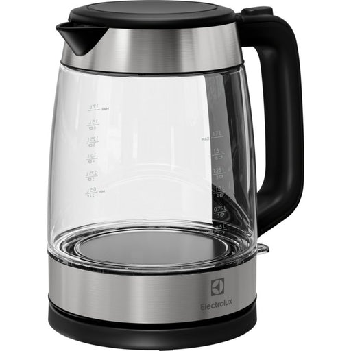 EAN 7332543789573 - Electrolux E4GK1-4GB tetera eléctrica 1,7 L 2200 W Negro, Acero inoxidable, Transparente imagen 1