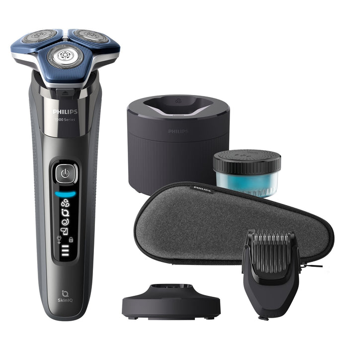 EAN 8720689008211 - Philips SHAVER Series 7000 S7887/58 afeitadora Máquina de afeitar de rotación Recortadora Cromo imagen 1