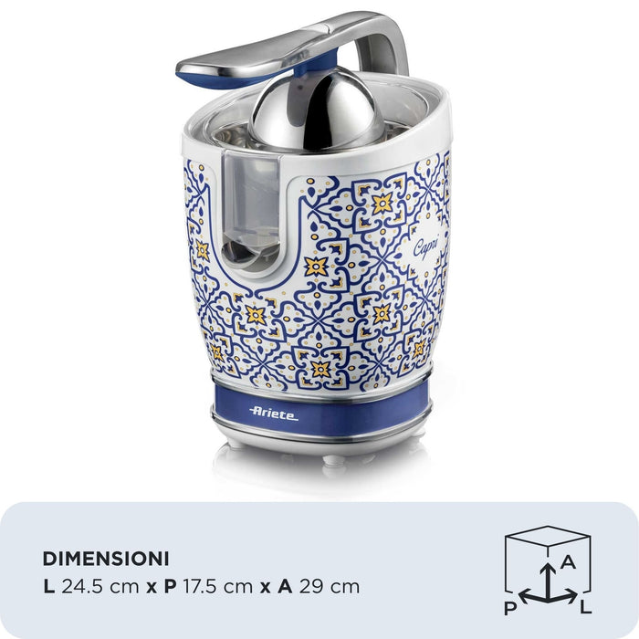 EAN 8003705122932 - Ariete 0413/0C prensa de cítricos eléctricos 0,6 L 85 W Blanco, Azul claro imagen 6