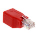 EAN 4043718140053 - InLine 69994K cambiador de género para cable RJ-45 Rojo imagen 1