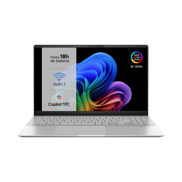EAN 4711387609170 - ASUS Vivobook S 15 OLED S5507QA-MA006W 39,6 cm (15.6") 3K LPDDR5x-SDRAM Wi-Fi 7 (802.11be) Windows 11 Hom imagen 2