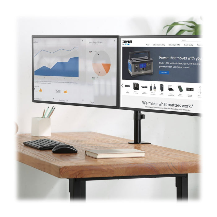 EAN 37332266118 - Tripp Lite DDR1327SDFC-1 soporte para monitor 68,6 cm (27") Escritorio Negro imagen 2