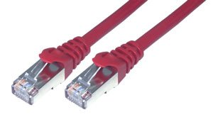 EAN 3700224709938 - MCL Cable RJ45 Cat6 0.5m Red cable de red Rojo 0,5 m F/UTP (FTP) Alrededor imagen 2
